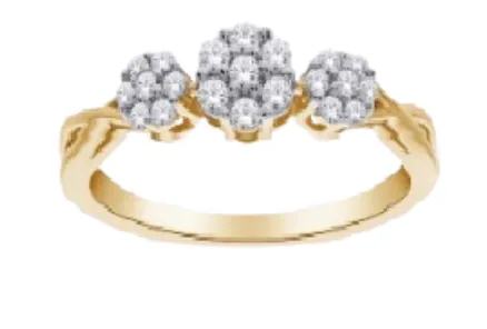 Ladies Flower Ring